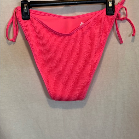 AA-27 Aerie NWOT Pink Side Tie‎ Cheekiest Bikini Bathing Suit Bottom Size XL - Picture 4 of 10